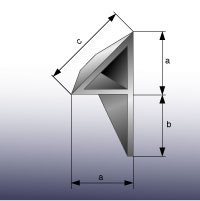 Afbeelding bij 1.2.2. driekantprofielen PVC
